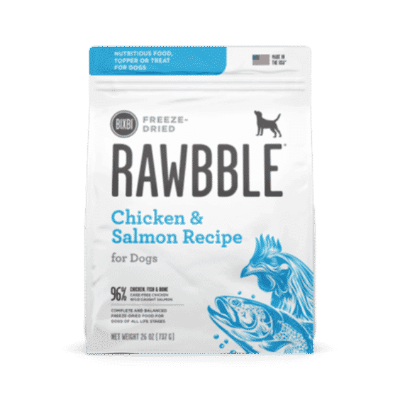 Rawbble Freeze-Dried Food for Dogs – Chicken & Salmon Recipe