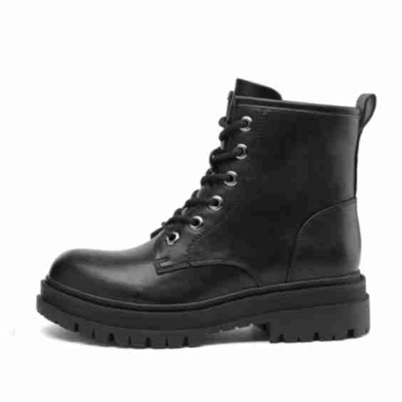 Chunky Non-Slip Combat Ankle Boots