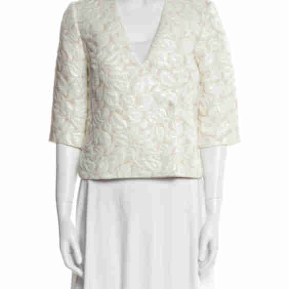 Floral Print Evening Jacket (Pre-Owned)
