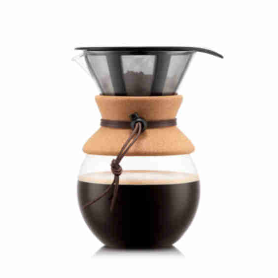 Pour Over Coffee Maker with Permanent Filter