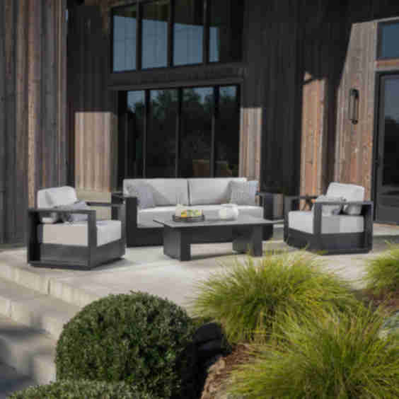 Aldous 4 Piece Outdoor Patio Seating Set