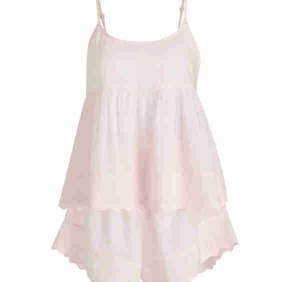 Millie Broderie Cotton Voile Short Pajamas