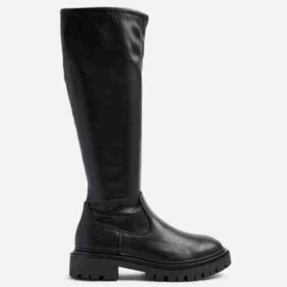 Hallie Faux Leather Long Boots