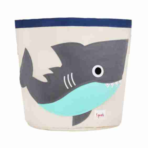 Shark Canvas Toy Storage Bin