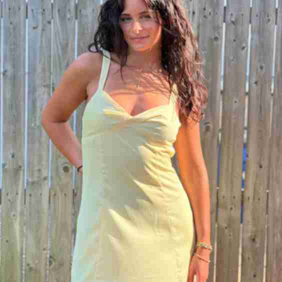 Satin Tie Back Dress