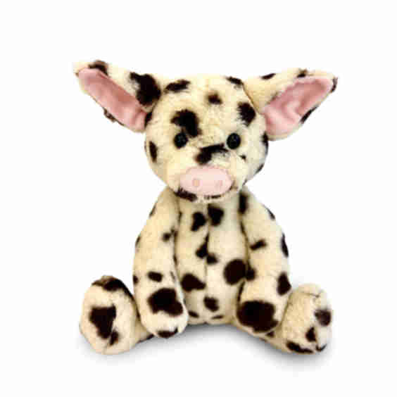 Large Lushee - Spots Piggy Stuffed Toy