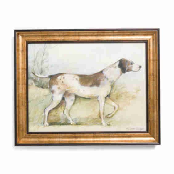 16x20 Pointer Hunting Dog Wall Art