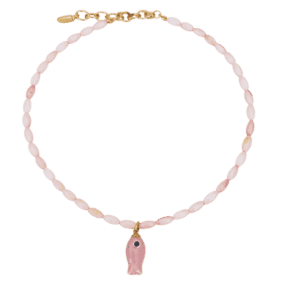 Beaded Fish Necklace