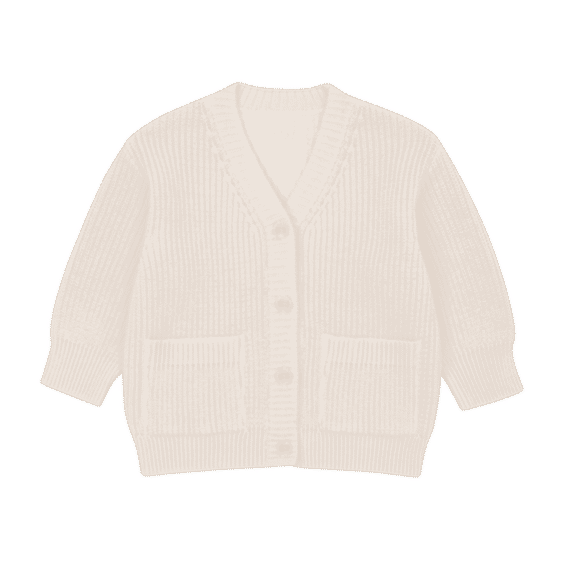 Soft Cotton Knit Cardigan