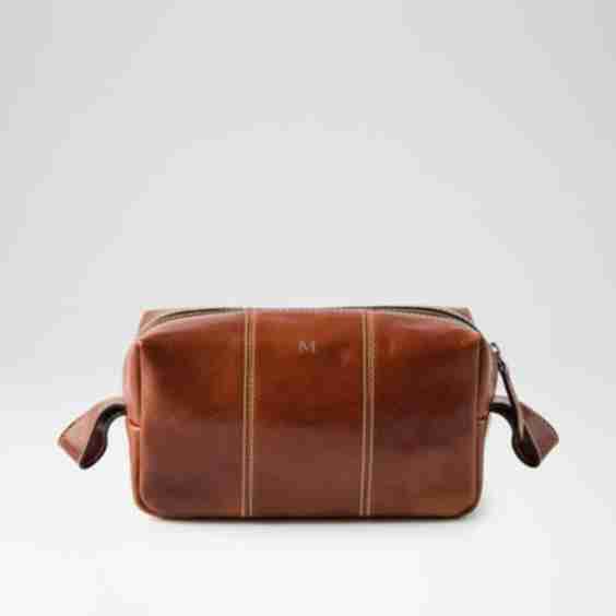 Italian Leather Travel Pouch