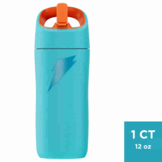12 Oz Stainless Steel Water Bottle Light Blue