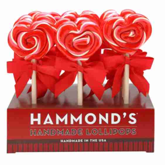 Heart Shaped Strawberry Shortcake Lollipop