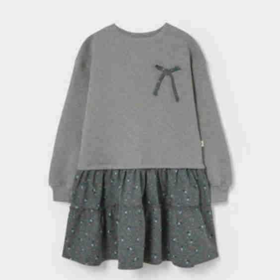 Viena Mélange Fleece Dress