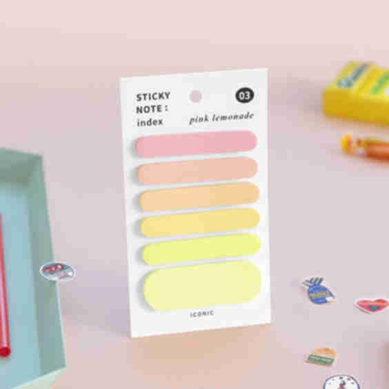 Index Sticky Memo Point Bookmark Set