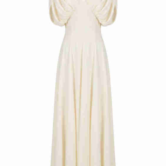 Alette Maxi Dress Draped Neckline