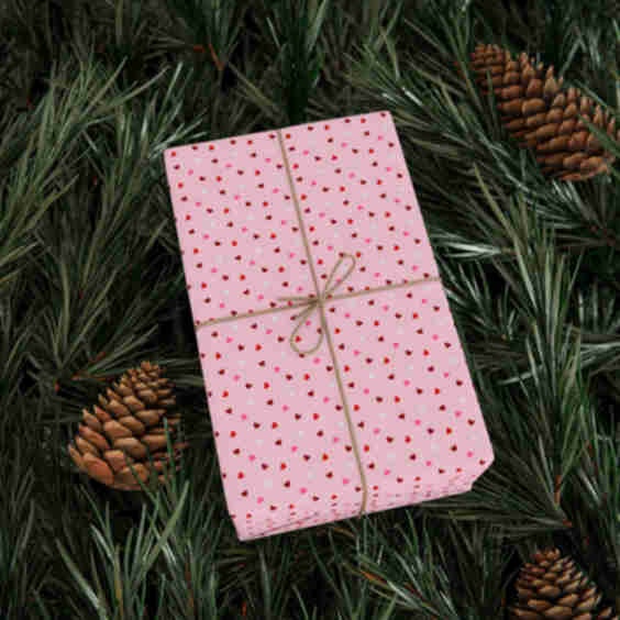 Sweetheart Confetti Wrapping Paper