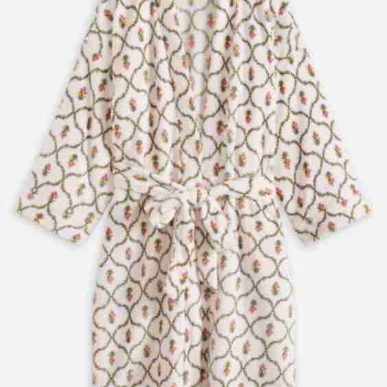 Double Sided Plush Long Sleeve Plush Robe