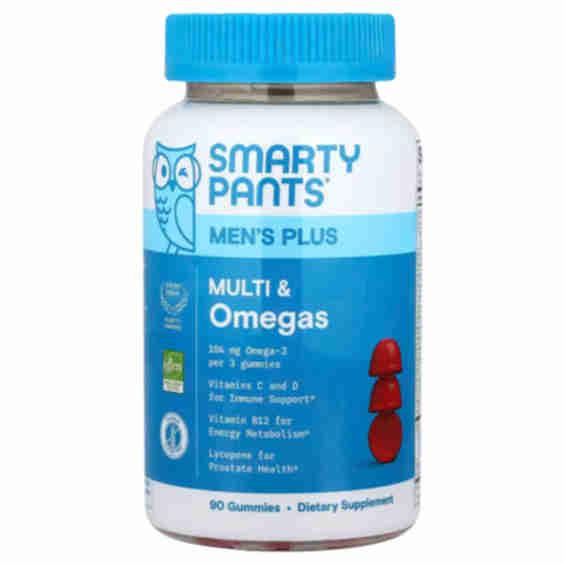 Men’s Plus Multi & Omegas, Raspberry Lemonade, 90 Gummies