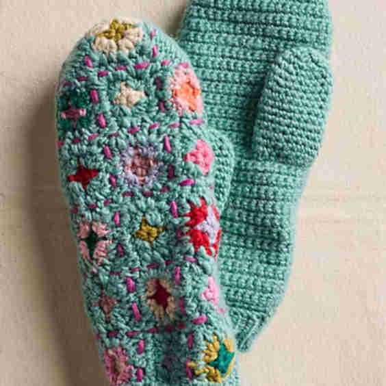 Tiny Crochet Mittens