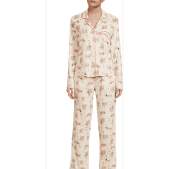 Novelty Long Sleeve Girlfriend Pajama Set