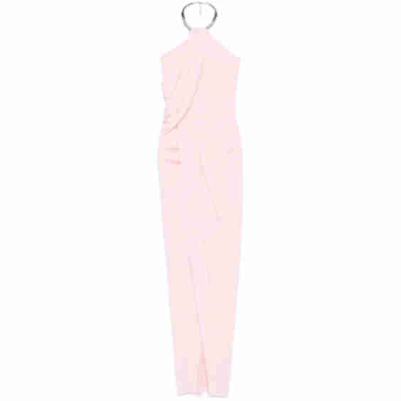 Twisted Halter-Neck Maxi Dress