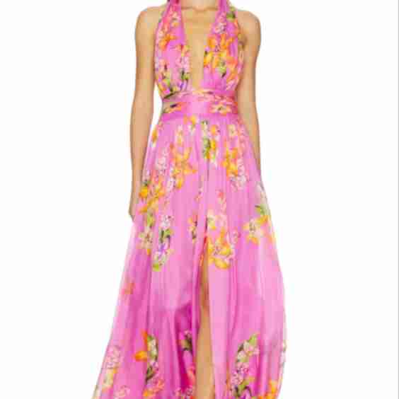 Back Ties Maxi Dress