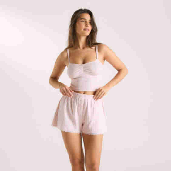 Pointelle Cami Pajama Top