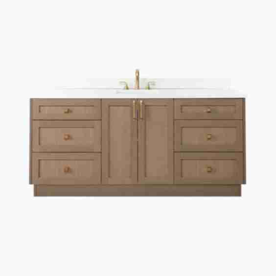 Bridgeport 72" Regular Toe Kick Bathroom Vanity