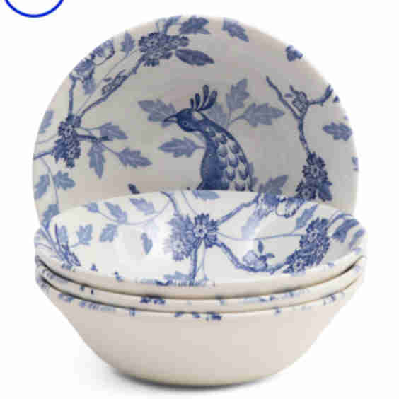 4pk Kujaku Oatmeal Bowls