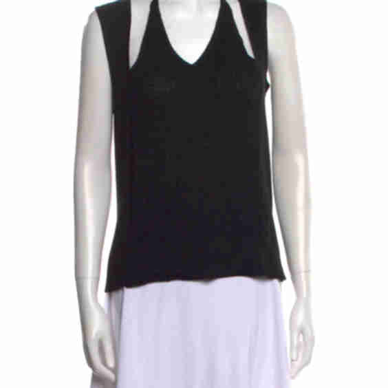V-Neck Sleeveless Top (Pre-Owned)