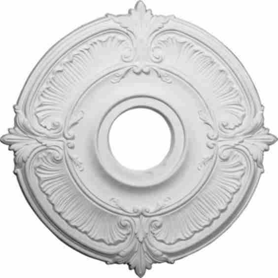 Endurathane Attica Ceiling Medallion, 18"OD x 4"ID x 5/8"P