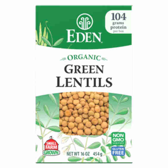 Organic Green Lentils