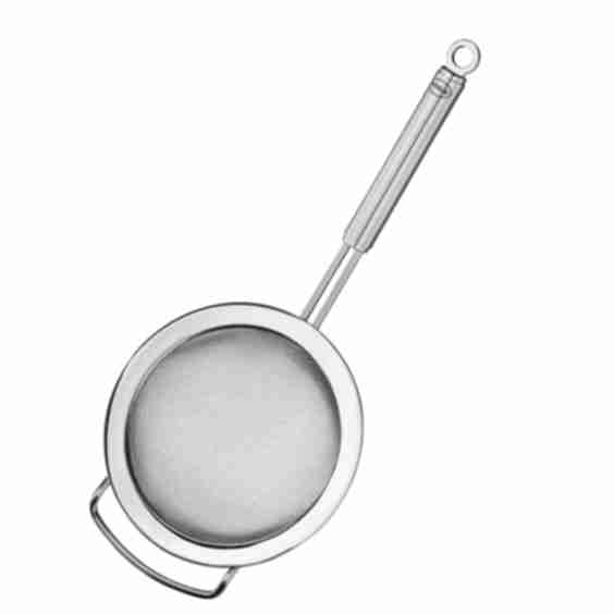 Round Handle Kitchen Strainer Fine Mesh