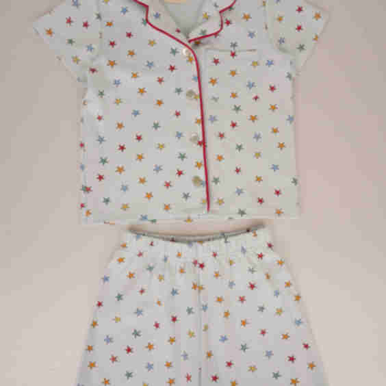 Retro Star Two Piece Short Sleeve Set