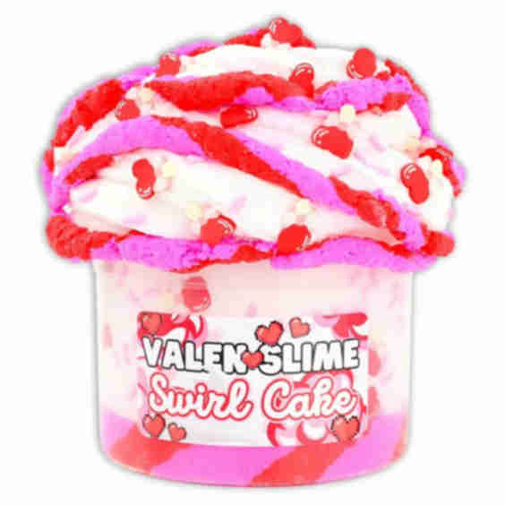 VALENSLIME Swirl Cake Slime
