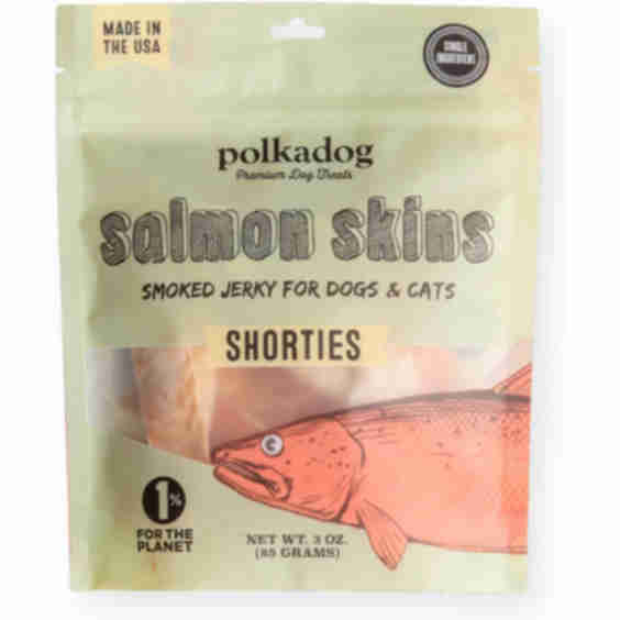 Salmon Skins Shorties Dog Treats 3oz