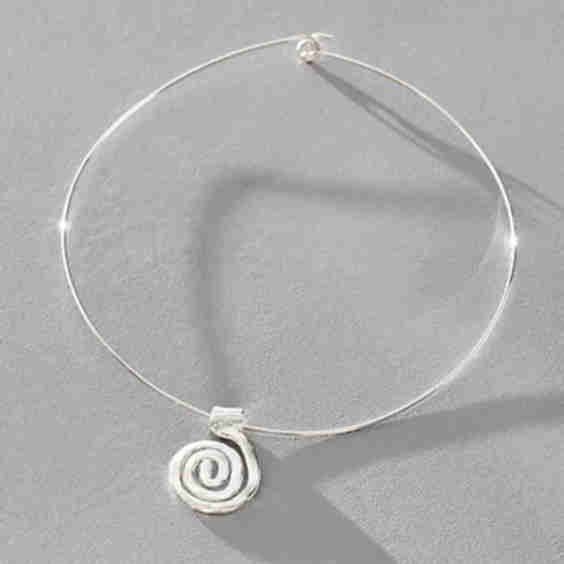 Spiral Collar Necklace 