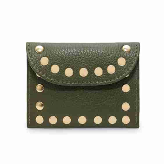 Leina Studded Leather Wallet