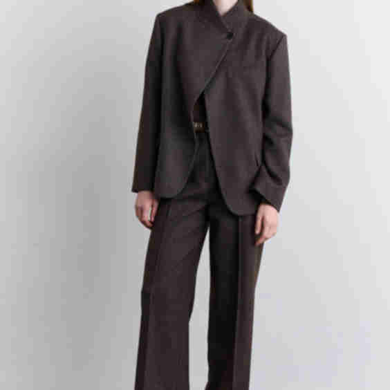 High Neck Blazer Jacket 