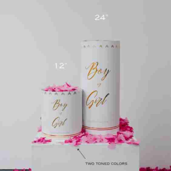 24in. Auto Wireless Confetti Box