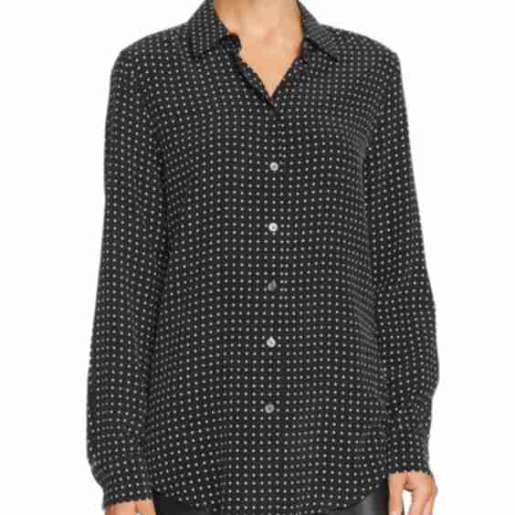 Essential Dotted Silk Shirt