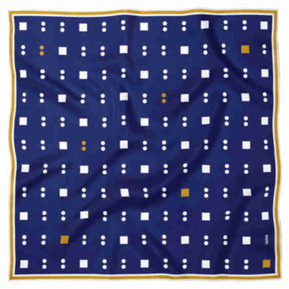 Syntax Squair Square Silk Scarf