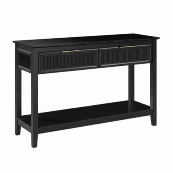 Camille Fluted Console Table with Drawers