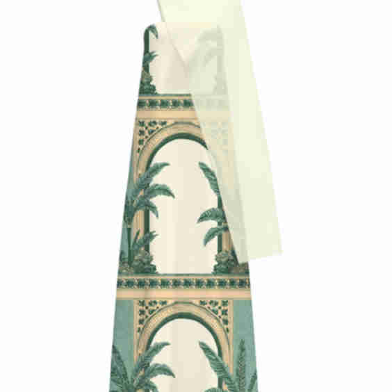 Tubi Cape Maxi Dress
