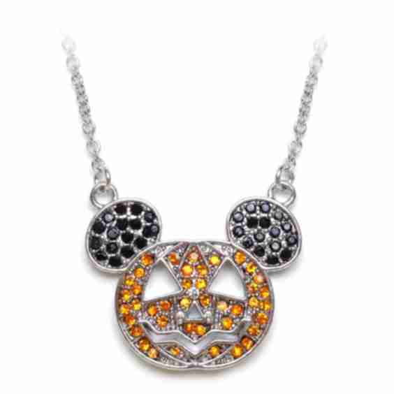 Mickey Mouse Icon Halloween Pumpkin Necklace