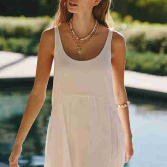Reversible Tie Mini Dress