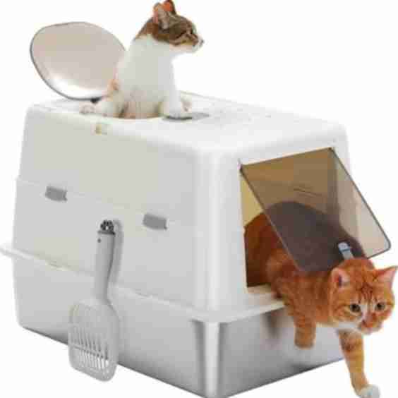 Stainless Steel Cat Litter Box