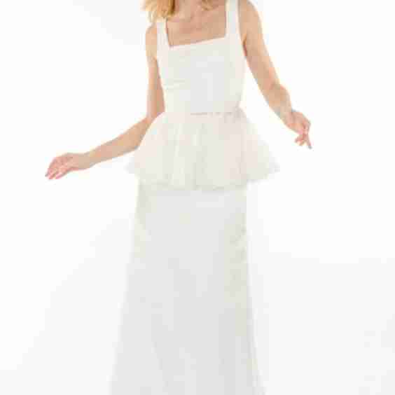 Holly Wedding Top with Basque