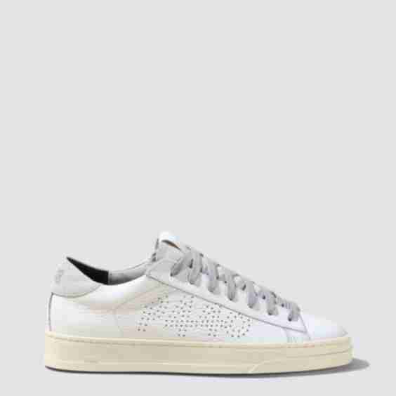 ​Jack Perforated Leather Low Top Sneakers