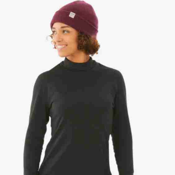 Warm En Ademend Thermoshirt Bl 500 Voor Skien Dames